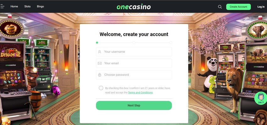 One Casino Account