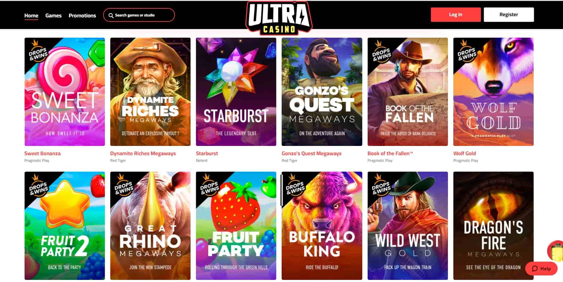 Ultra Casino Games