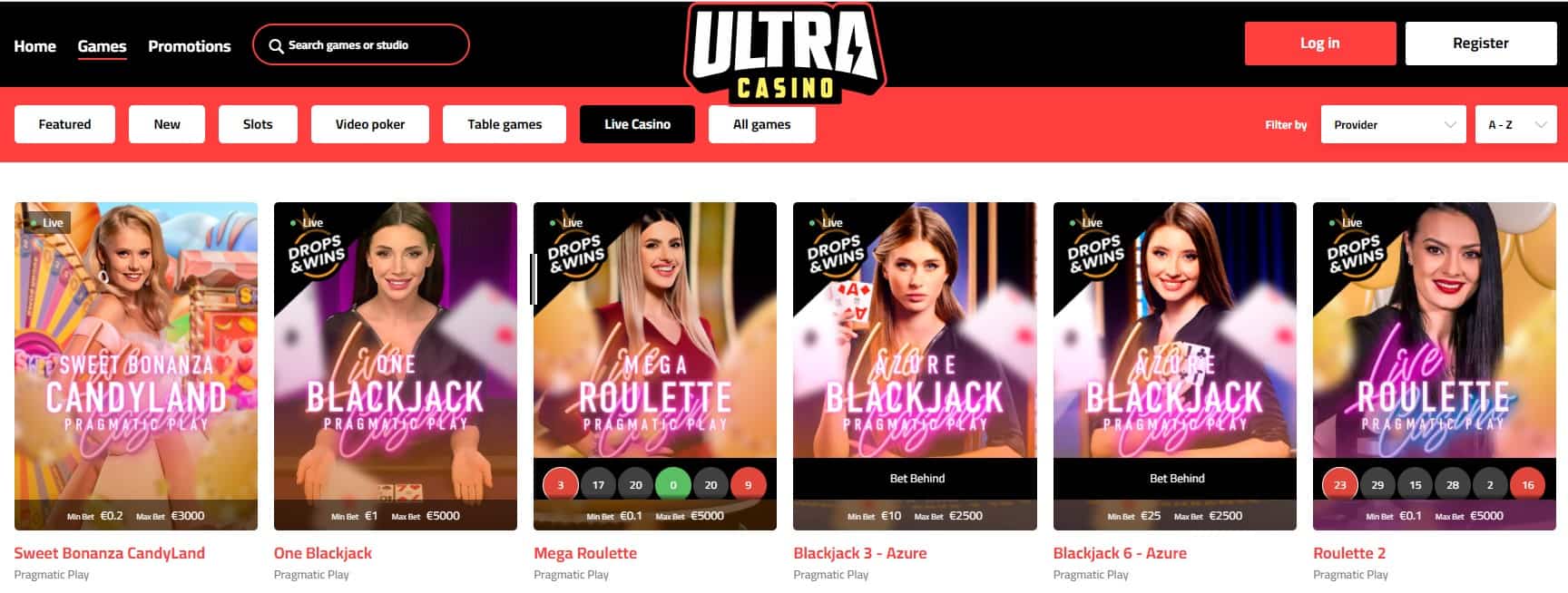 Ultra Casino Live