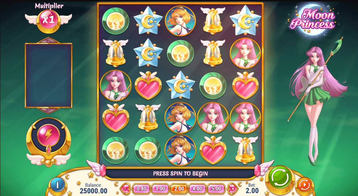 Overview of online slot Moon Princess gameplay in Canada